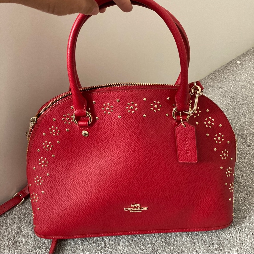 Authentic Coach limited design satchel bag NWT